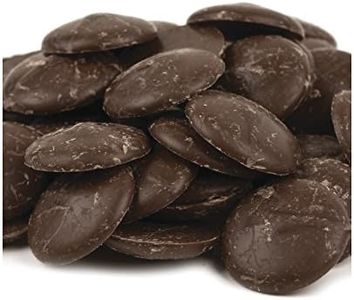 Merckens Coating Wafers, Dark Chocolate, 5 Pound Package, Melting Chocolate, Cocoa Dark