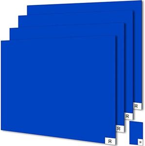 4 Pack Blue Sticky Mats for Construction - 17’’ x 13’’ Basketball Shoe Sticky Mat - 30 Sticky Floor Mat Peel Off Sheets - Construction Sticky Mat Adhesive to Remove Dirt & Hair - Walk Off Sticky Mats