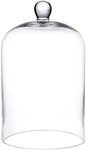 WHOLE HOUSEWARES Glass Cloche Dome 