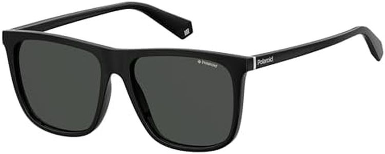 Polaroid Unisex PLD 6099/S Polarised Sunglasses, BLACK, 56