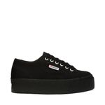 Superga Women's 2790 Platform, Full Black, 40 EU/ 9 US