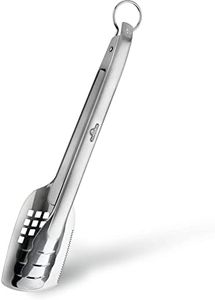 Napoleon BBQ Grill Accessory - Stainless Steel Spatutong - 55019-2-in-1 Multitool, Easy to Use, Slide Lock, Dishwasher Safe, Integrated Tool Hanger