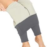 Fleece Lined Leggings Women – High Waisted Winter Warm Yoga Pants Workout Tummy Control Thermal Warm Leggings Dark Grey
