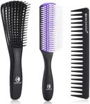 BRUSHZOO Detangling Brush for Curly