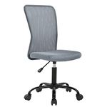 BestOffice Home Office Chair Ergonomic Desk Chair Mesh Computer Chair Executive Mid Back Adjustable Task Chair with Lumbar Support Rolling Swivel Chair for Women Adults (Grey)