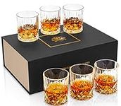 KANARS Whiskey Glasses Set of 6 wit