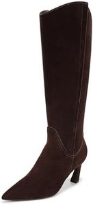 Naturalizer Women's Emily Knee High Boot Chocolate Bar Brown Leather 5.5 M