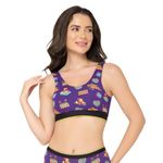 Bummer Women's Proactive Sports Bra (XL, Stereo Hearts)