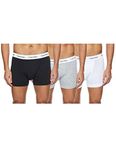 Calvin Klein Men's Trunk, Black/White/Grey Heather, S