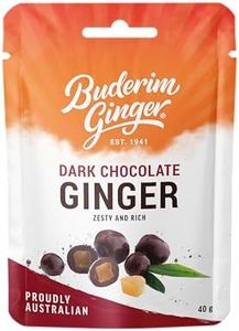 Buderim Ginger Snack Pack Dark Choc Ginger 40g