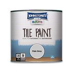 Johnstone's Revive - Tile Paint - Pale Grey - Upcycling Paint - Gloss Finish - 750 ml