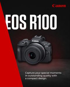 Canon EOS R100 Mirrorless Camera – Compact Digital Camera