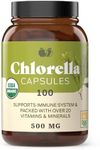 Complete Natural Products Chlorella 100 Capsules, 650 mg