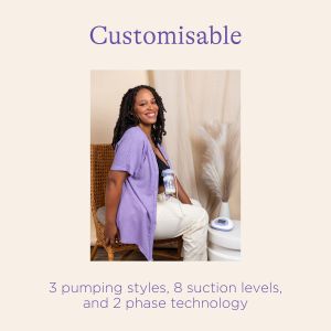 Lansinoh Double Electric Breast Pump – Portable, Quiet, Adjustable Suction
