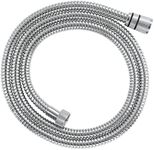 GROHE VitalioFlex Metal Long-Life TwistStop - Shower Hose 1.5 m (Tensile Strength 50 kg, Pressure Resistance Up to 16 Bar, Heat Resistance 75°C, Universal Connection G 1/2" x 1/2"), Chrome, 22101000