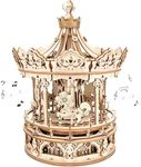 ROKR 3D Wooden Puzzle Carousel Musi