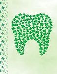 Dental Dentist Tooth Green Shamrock