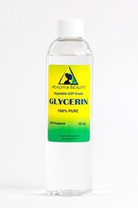Glycerin Vegetable Oil USP Grade Natural Fresh 100% Pure 10 oz