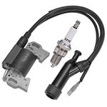 Ignition Coil + Spark Plug For Champion Power 196cc 6.5HP 3500 4000 Watt Gas Engine Generator