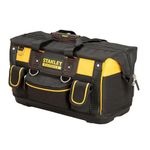 STANLEY FATMAX Open Mouth Rigid Tool Bag with Storage Compartment, Multi-Pockets Storage Organiser, 20 Inch, FMST1-71180