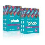 Phab Chocolate Brownie 21G Protein Bars (Pack Of 12), Pea Protein Isolate, High Fiber, No Preservatives, 100% Veg, No Added Sugar Gluten-Free Protein Bar For Energy, Fitness & Immunity -780 Gram