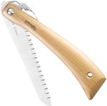 Opinel Folding Saw - Gardening and Camping Folding Carbon Steel Saw with Beechwood Handle