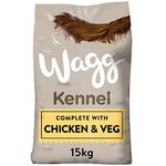 Wagg Kennel Complete Dry Adult Dog Food Chicken & Veg 15kg - Meaty Ingredients Come 1st