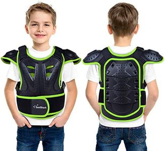 Seahouse kids Youth Dirt Bike Body Chest Spine Protector Vest Gear Motocross Skiing Protect Sport, Green, Medium