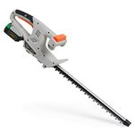 VonHaus Cordless Hedge Trimmer - 12V MAX 2.0 Lithium-Ion Battery – Lightweight – Quick Charging – For Small Bushes/Branches up to 14mm Thick – Dual Blades - Part of the F-Series Range