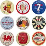 Boot and Ball Man United Old Trafford Beer Mats 9 Pack, Multicolor