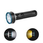 OLIGHT Prowess High Lumens Powerful Flashlight, 5000 Lumens Rechargeable Multifunctional Flashlight, Super Bright Flashlight with Holster for Home Use, Working, Emergency, Outdoor (Black)