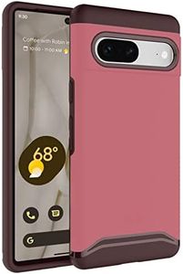 TUDIA DualShield Designed for Google Pixel 7 Case, [Merge] Shockproof Dual Layer Military Grade Slim Heavy Duty Protection for Pixel 7 Phone Case Cover - Smokey Pink