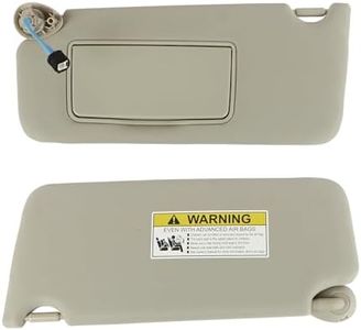 PEVAST Sun Visor Compatible with 2023-2024 HR-V / 2018-2022 Accord | Gray Sunvisor Replacement | OEM 83230-3W0-A11ZA、83280-3W0-A11ZA/ 83280-TVA-A01ZA、83230-TVA-A01ZA(Left & Right)