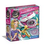 Clementoni 18692 Maquina apply Spiel Crazy Chic Machine-Art And Crafts For Girls Ages 7, Strass Stickers, multi-coloured, Medio