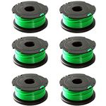 Chuancheng Trimmer Spool Lines Green For Black & Decker GL7033 GL9035 GL8033 String Trimmer Strimmer A6482 (6Pcs)