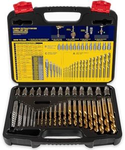 11135ZR Bolt Grip Screw Extractor and Drill Bit Set, 35 Piece - Remover for Stuck, Broken Bolts, Screws, and Studs