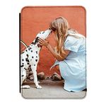 Personalised Custom Any Photo PU Leather Flip Case Cover for Kindle Paperwhite 10th Generation & Earlier Models/Kindle Touch 4, 5, 6, 7, 8, 9, 10 6" E-reader (NOT KINDLE 11TH GEN)