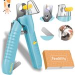 Pawsibility - Reinvented Pet Nail Clippers for Your Pal - USB Rechargeable LED Light for Bloodline | Razor Sharp and Durable Blade | Vets Recommended Trimming Tool for Dogs and Cats