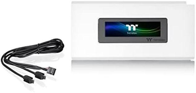Thermaltake Ceres 500 LCD Panel Kit, 3.9 "LCD Display, Soutenu par TT RGB Plus 2.0 Software, Présente des informations en temps réel, custimisation facile, AC-064-OO6NAN-A1 Neige