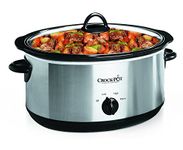 Crock-Pot 7-Quart Oval Manual Slow Cooker | Stainless Steel (SCV700-S-BR)