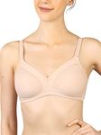 Triumph International Women Cotton Non-Padded Bra (Neutral Beige_38D)