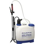 Chapin 61575 Euro Style Backpack Bleach and Disinfectant Poly Sprayer, 4-Gallon