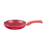 Wonderchef Granite 24 cm Non-Stick Fry Pan | 1.8 L | Red | 5 Layer PFOA Free Non-Stick Coating | Compatible on Hot Plate, Hobs, Gas Stove, Ceramic Plate and Induction cooktop | 2 Years Warranty