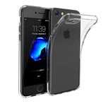 SWEES iPhone 7 Case, Ultra Slim Flexible Transparent Silicone Back Case Soft TPU Gel Cover for Apple iPhone 7 (2016 release), Scratch Resistant Crystal Clear View Design