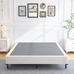 ALDRICH 5 Inch Heavy Duty Metal Box Spring Mattress Foundation 3000lbs Max Weight Capacity/Non-Slip/No Noise/Easy Assembly/Easy Clean Cover,King