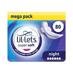 Lil-Lets Super Soft Ultra with Wings, Unscented, 80 Count