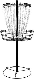 Remix Double Chain Practice Basket for Disc Golf - Black