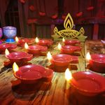 12 Pcs Diwali Diyas Lamp Decorations, Diwali Red Led Water Sense Lights, Waterproof Flameless Oil Lamp Shape Tea Lights, Diwali Decorations for Home Indian Temples Pooja Housewarming Return Gift