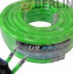 US. PRO by Bergen Heavy Duty Air Line Hose Compressor Air Hose Line 15m 50ft 1/4" BSP Hivis (Bergen Fully rebranding to US. PRO)