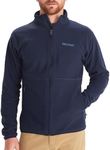 MARMOT Men's Rocklin Full Zip Fleece Jacket, Arctic Navy, Large